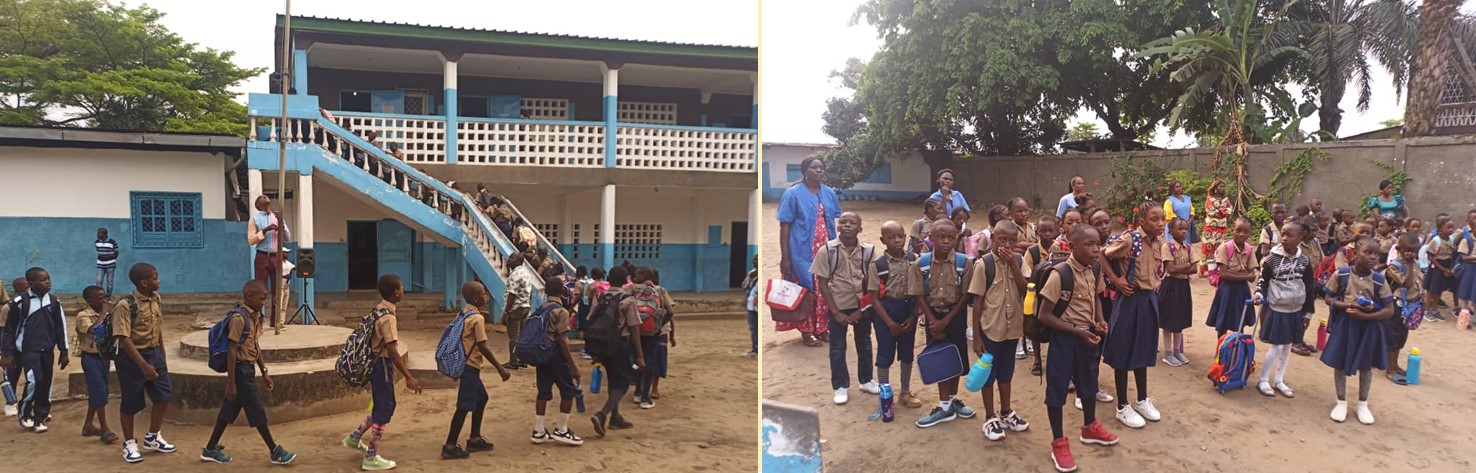 Rentrée des classes à Brazzaville (Congo)